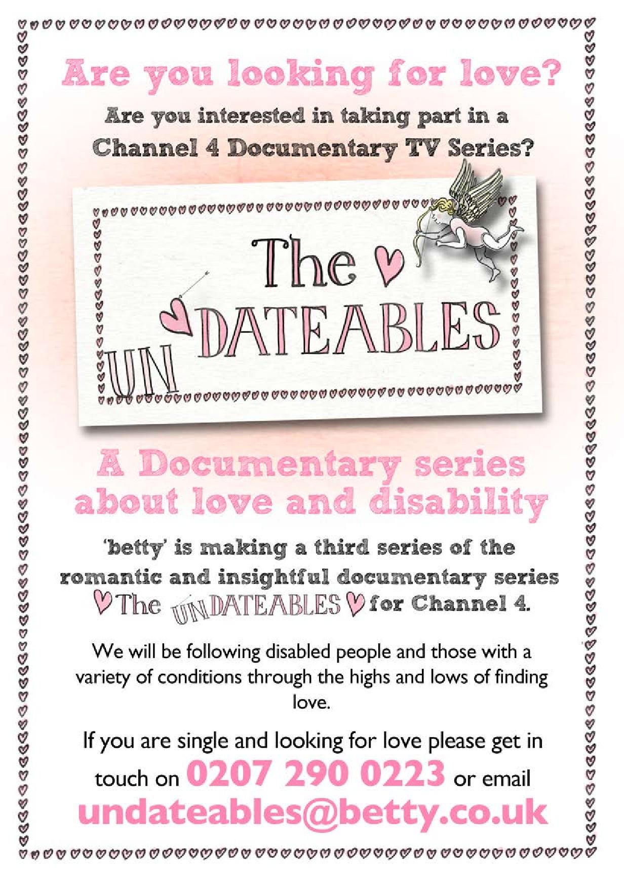 Click to view The Undateables profile and get involved now!